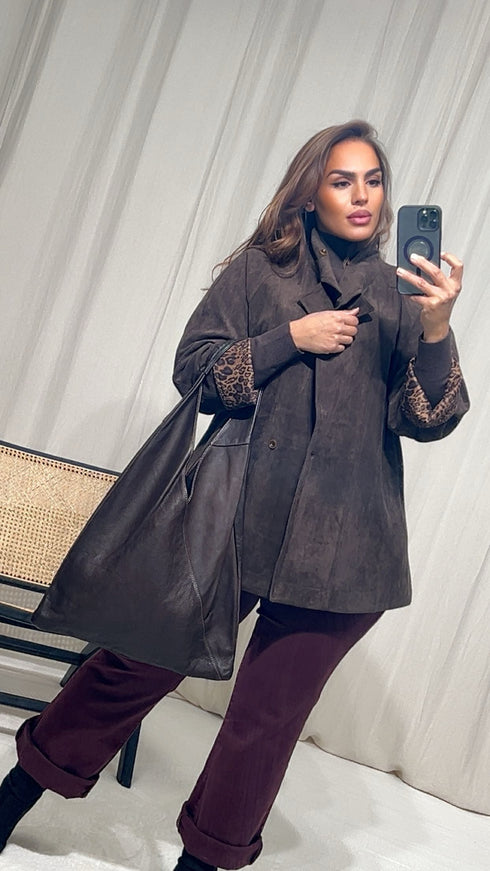 Sac triangle 100% cuir